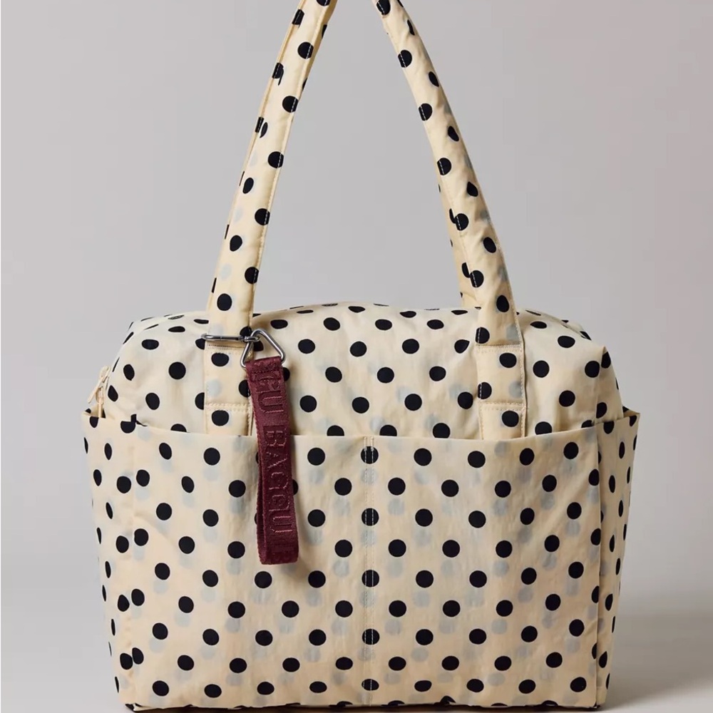 White and Black - BAGGU Small Cloud Carry-On Bag